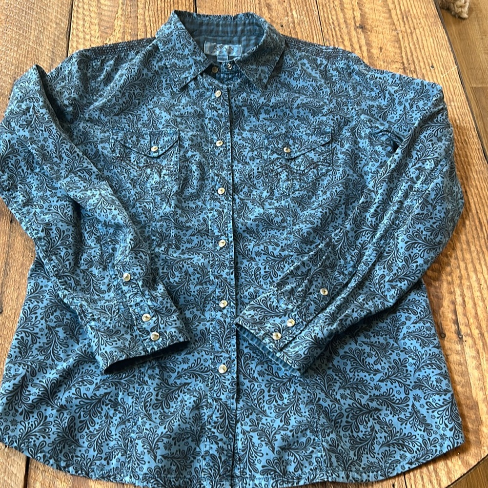 Ryan Michael Western style shirt Large